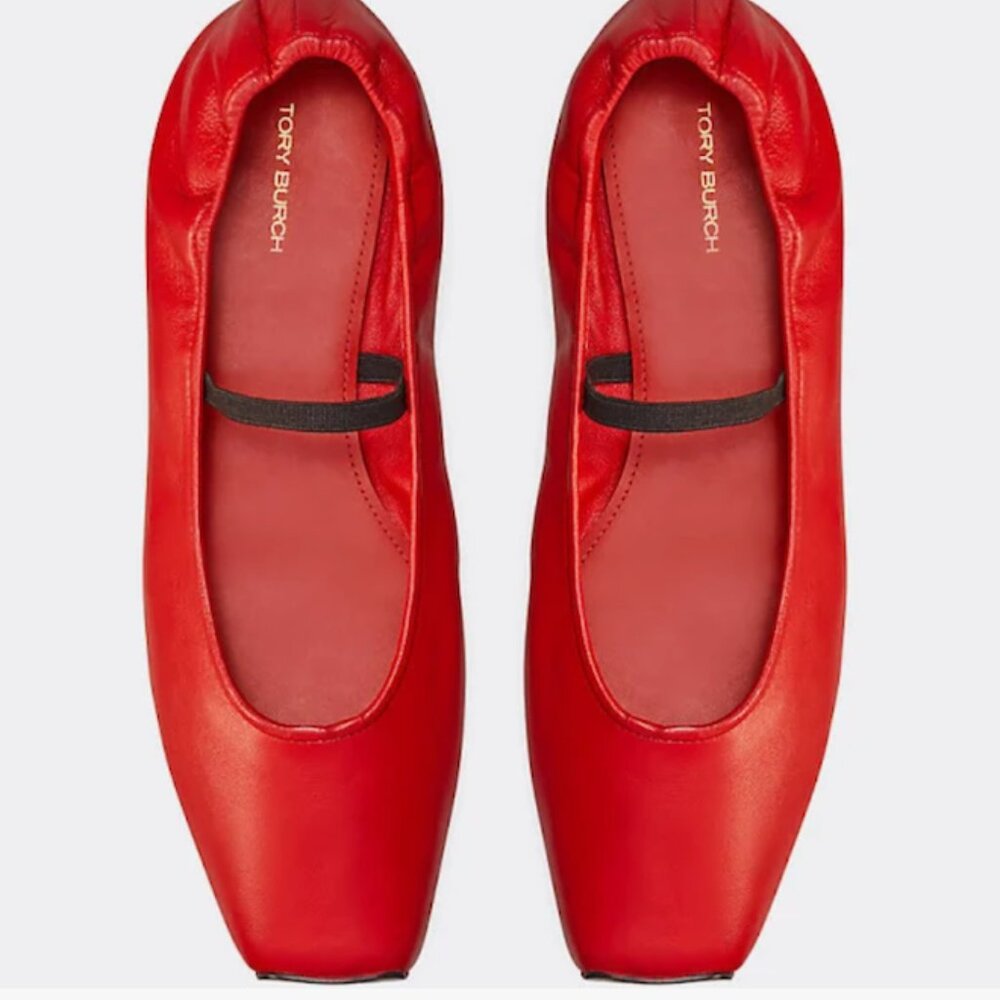 Tory Burch Runway Ballet Flats, size 8, EUC